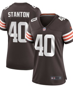 Johnny Stanton Cleveland Browns Womens Game Jersey - Brown Nfl