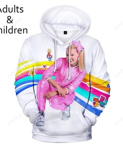 Jojo Siwa And Rainbow Colors 3D Hoodie Zip Hoodie