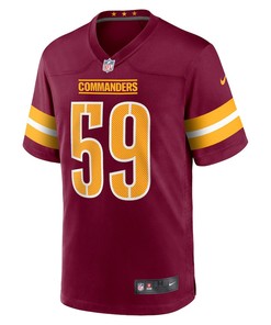 Jon Bostic Washington Commanders Game Player Jersey - Burgundy