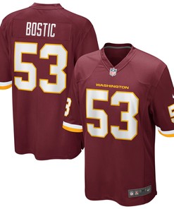 Jon Bostic Washington Football Team Game Player Jersey - Burgundy Nfl