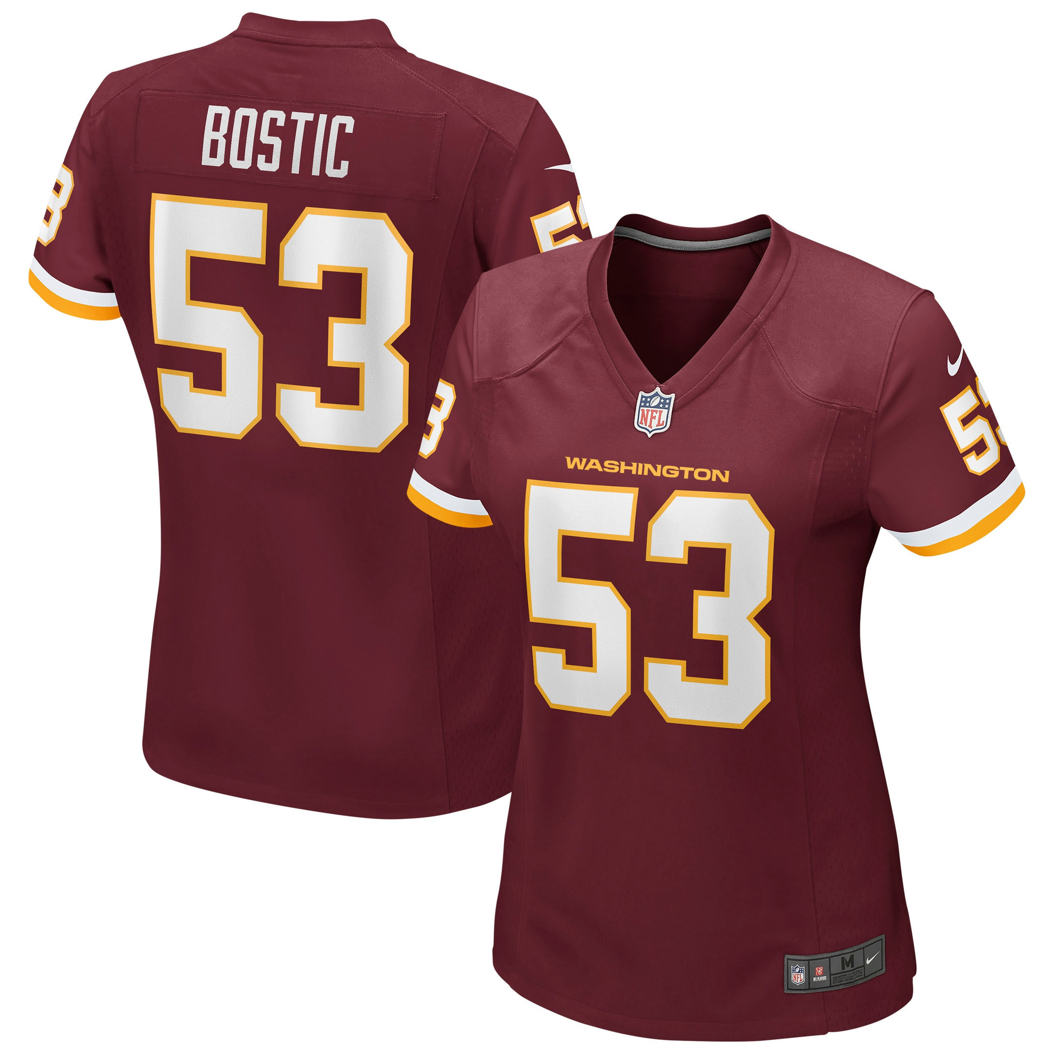 Jon Bostic Washington Football Team Womens Game Player Jersey -burgundy Nfl