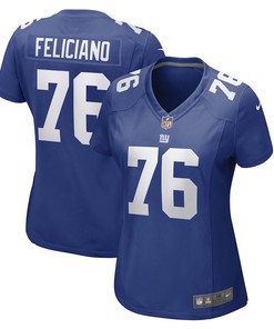 Jon Feliciano New York Giants Women's Game Player Jersey - Royal