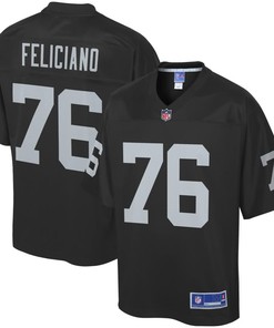 Jon Feliciano Oakland Raiders Nfl Pro Line Player Jersey - Black