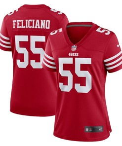 Jon Feliciano San Francisco 49ers Women's Player Game Jersey - Scarlet