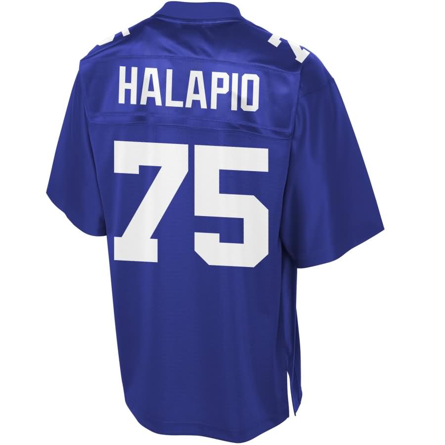 Jon Halapio New York Giants Nfl Pro Line Player Jersey - Royal