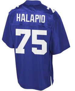 Jon Halapio New York Giants Nfl Pro Line Youth Player Jersey - Royal