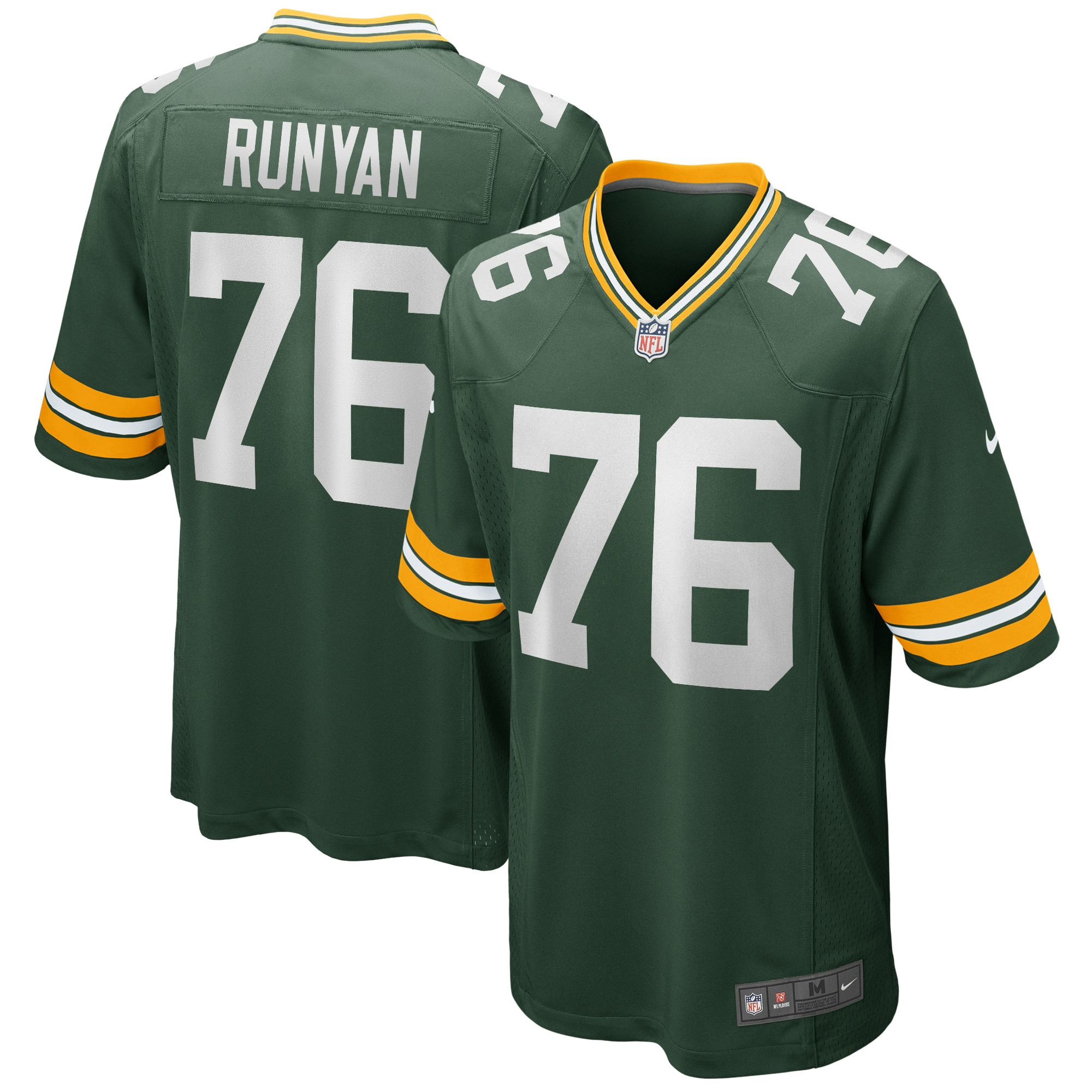 Jon Runyan Green Bay Packers Player Game Jersey - Green Nfl