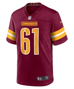 Jon Toth Washington Commanders Game Player Jersey - Burgundy
