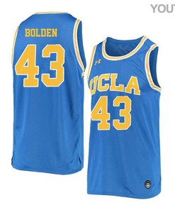 Jonah Bolden 43 UCLA Bruins Retro Elite Basketball Youth Jersey - Blue