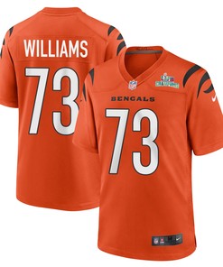 Jonah Williams 73 Cincinnati Bengals Super Bowl LVII Champions Men Alternate Game Jersey - Orange