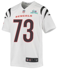 Jonah Williams 73 Cincinnati Bengals Super Bowl LVII Champions Youth Game Jersey - White