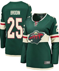 Jonas Brodin Minnesota Wild Fanatics Branded Womens Breakaway Player Jersey - Green Nhl