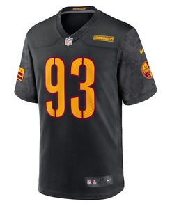 Jonathan Allen 93 Washington Commanders Alternate Game Player Jersey - Black