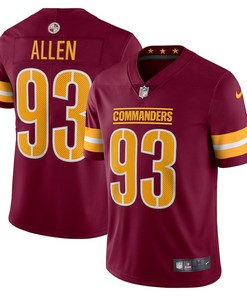 Jonathan Allen 93 Washington Commanders Vapor Limited Jersey - Burgundy