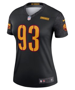 Jonathan Allen 93 Washington Commanders Women's Alternate Legend Jersey - Black