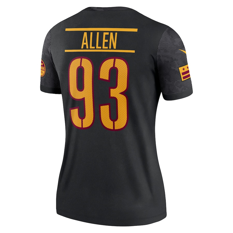 Jonathan Allen 93 Washington Commanders Women's Alternate Legend Jersey - Black