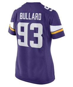 Jonathan Bullard Minnesota Vikings Women's Game Player Jersey - Purple