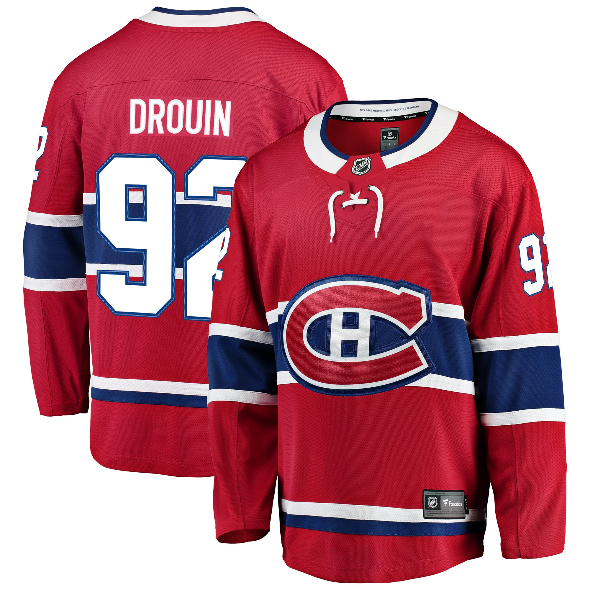 Jonathan Drouin Montreal Canadiens Fanatics Branded Breakaway Player Jersey - Red Nhl