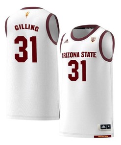 Jonathan Gilling 31 Arizona State Sun Devils Retro Basketball Men Jersey - White
