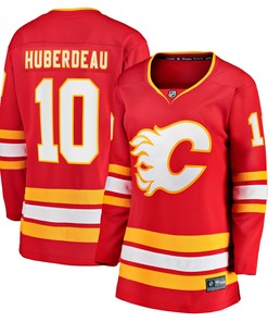 Jonathan Huberdeau Calgary Flames Fanatics Branded Womens Home Breakaway Player Jersey - Red Nhl
