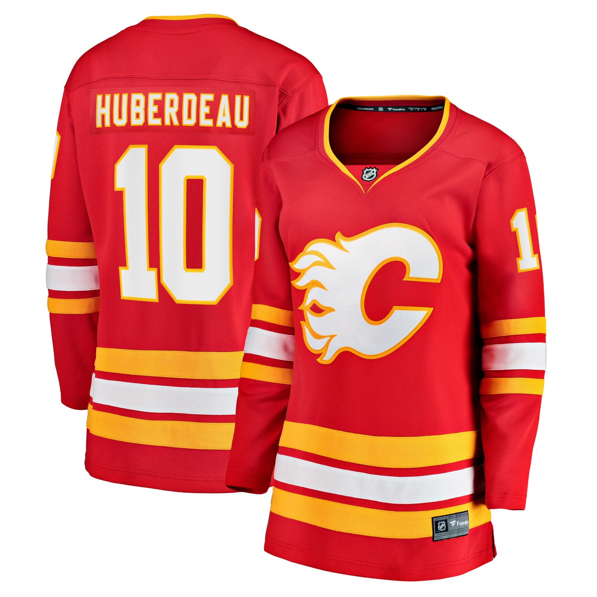 Jonathan Huberdeau Calgary Flames Fanatics Branded Womens Home Breakaway Player Jersey - Red Nhl