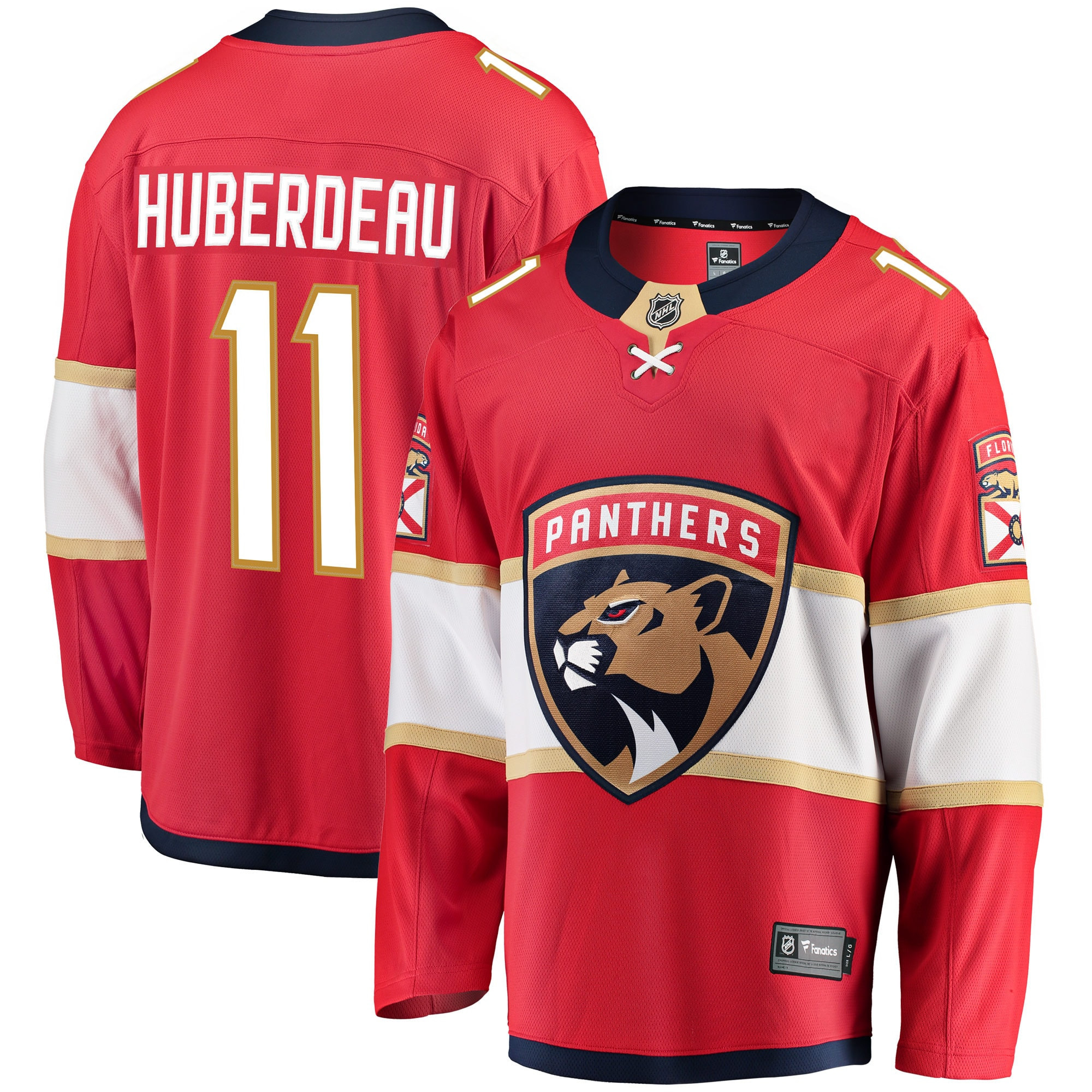 Jonathan Huberdeau Florida Panthers Fanatics Branded Breakaway Jersey - Red Nhl