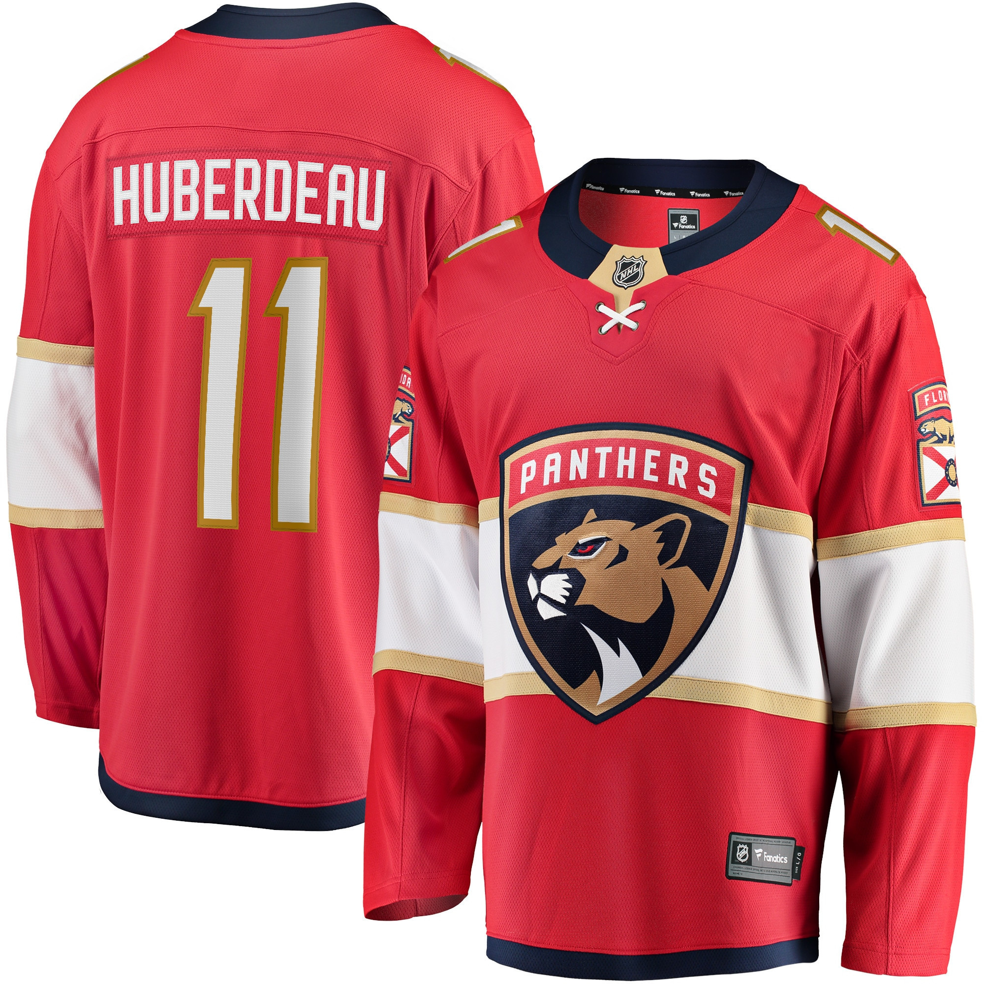Jonathan Huberdeau Florida Panthers Fanatics Branded Home Premier Breakaway Player Jersey - Red Nhl