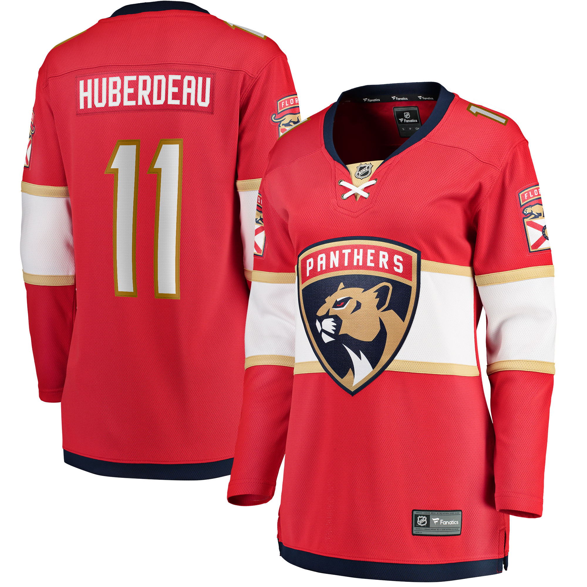 Jonathan Huberdeau Florida Panthers Fanatics Branded Womens Home Breakaway Player Jersey - Red Nhl