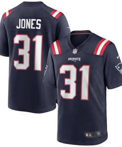 Jonathan Jones New England Patriots Game Jersey - Navy Nfl