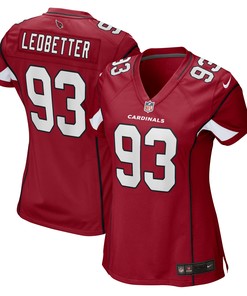 Jonathan Ledbetter Arizona Cardinals Womens Game Jersey - Cardinal Nfl