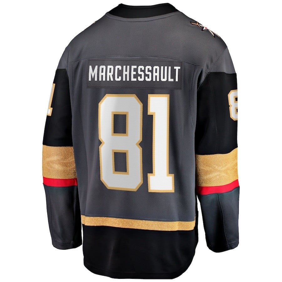 Jonathan Marchessault 81 Vegas Golden Knights 2023 Stanley Cup Champions Patch Alternate Breakaway Player Jersey - Black