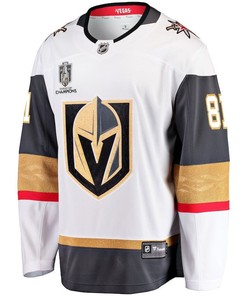 Jonathan Marchessault 81 Vegas Golden Knights 2023 Stanley Cup Champions Patch Away Breakaway Player Jersey - White