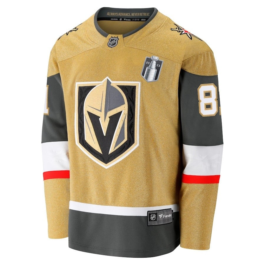 Jonathan Marchessault 81 Vegas Golden Knights 2023 Stanley Cup Final Home Breakaway Player Jersey - Gold