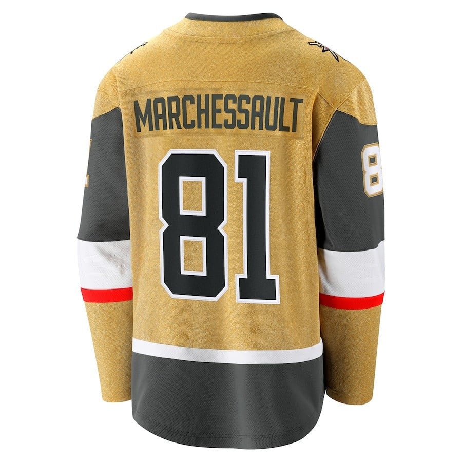 Jonathan Marchessault 81 Vegas Golden Knights 2023 Stanley Cup Final Home Breakaway Player Jersey - Gold