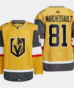 Jonathan Marchessault 81 Vegas Golden Knights Gold Jersey 2023 Home