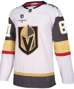 Jonathan Marchessault 81 Vegas Golden Knights Stanley Cup 2023 Champions Patch Away Breakaway Men Jersey - White