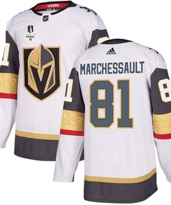 Jonathan Marchessault 81 Vegas Golden Knights Stanley Cup 2023 Final Patch Away Breakaway Men Jersey - White
