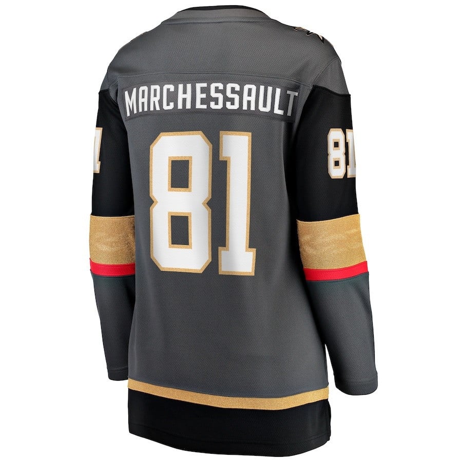 Jonathan Marchessault 81 Vegas Golden Knights Women's 2023 Stanley Cup Final Alternate Breakaway Player Jersey - Black