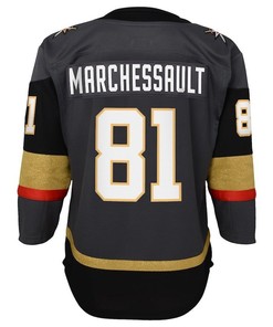 Jonathan Marchessault 81 Vegas Golden Knights Youth 2023 Stanley Cup Final Alternate Jersey - Black