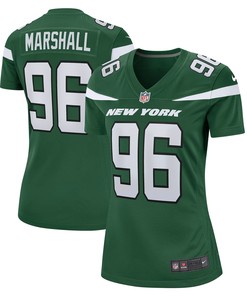 Jonathan Marshall New York Jets Womens Game Jersey - Gotham Green Nfl