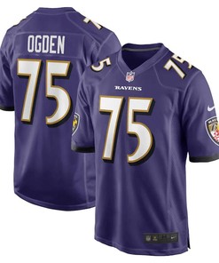 Jonathan Ogden 75 Baltimore Ravens Retired Player Game Jersey - Purple