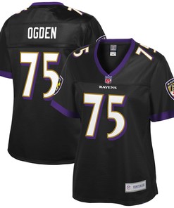 Jonathan Ogden Baltimore Ravens Nfl Pro Line Womens Retired Player Jersey - Black