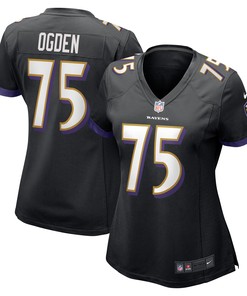 Jonathan Ogden Baltimore Ravens Womens Retired Player Jersey - Black Nfl