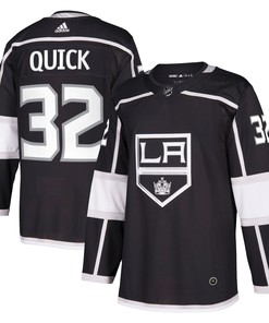 Jonathan Quick Los Angeles Kings Adidas Authentic Player Jersey - Black Nhl