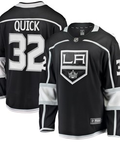 Jonathan Quick Los Angeles Kings Fanatics Branded Breakaway Player Jersey - Black Nhl