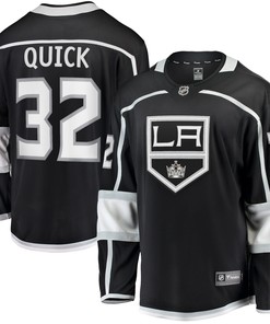 Jonathan Quick Los Angeles Kings Fanatics Branded Home Premier Breakaway Player Jersey - Black Nhl