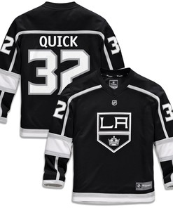 Jonathan Quick Los Angeles Kings Fanatics Branded Replica Player Jersey - Black Nhl