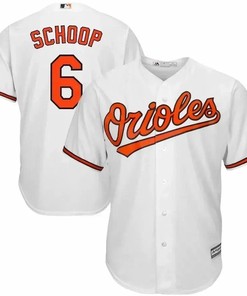 Jonathan Schoop Baltimore Orioles Cool Base Home Player Jersey - White