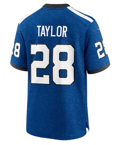 Jonathan Taylor 28 Indianapolis Colts Indiana Nights Alternate Game Men Jersey - Royal