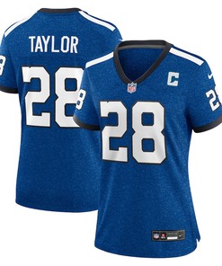 Jonathan Taylor 28 Indianapolis Colts Indiana Nights Alternate Game Women Jersey - Royal